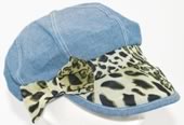 Kangol, Fléchet, chapeaux et casquettes, modèle   Casquette jean garniture léopard